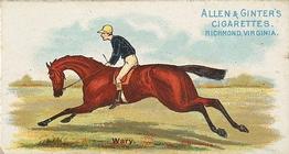 1888 Allen & Ginter World's Racers (N32) #NNO Wary Front